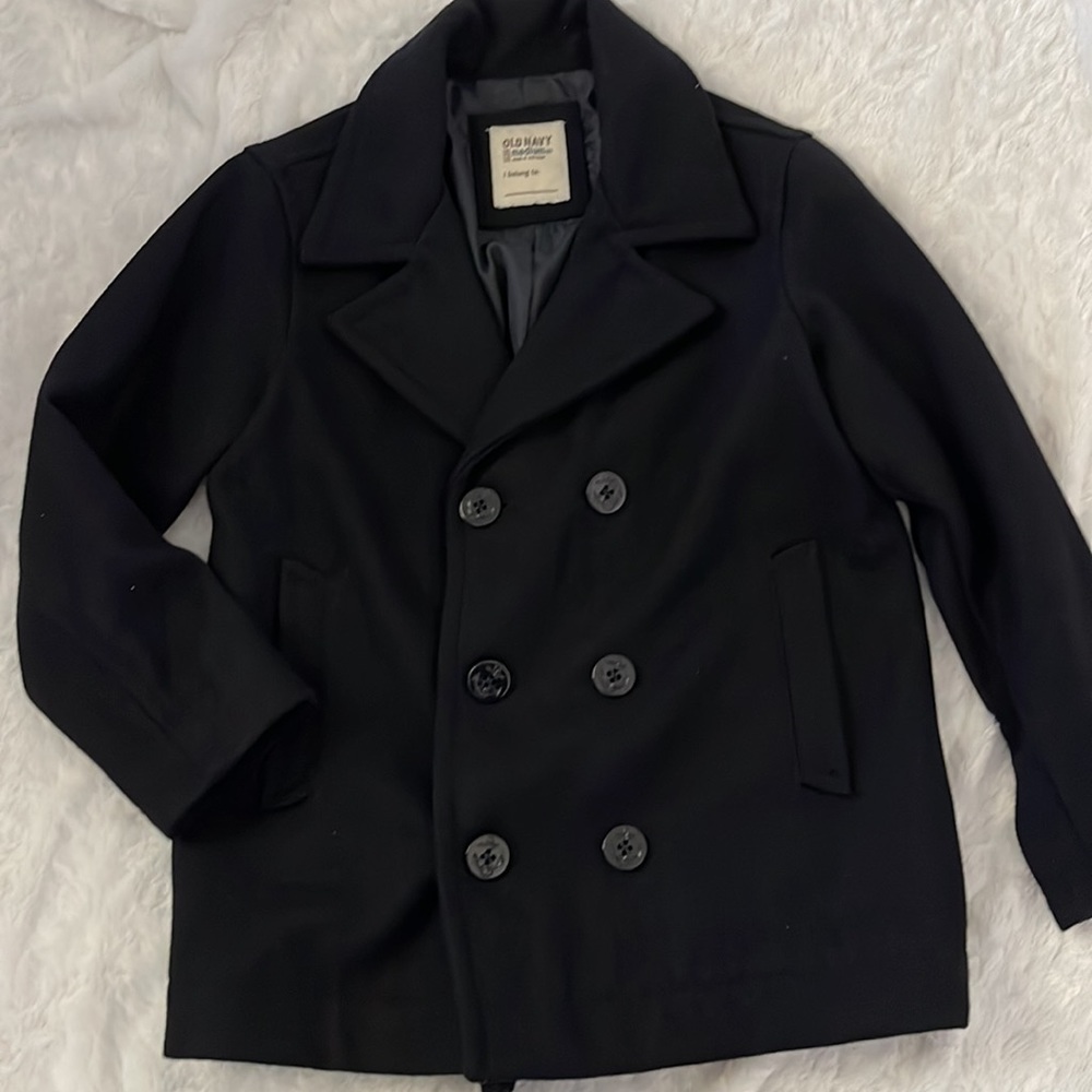 Boy’s Pea Coat. Size M (8). Never used.